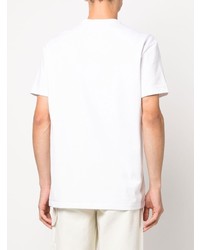 Мужская белая футболка с круглым вырезом с принтом от Polo Ralph Lauren
