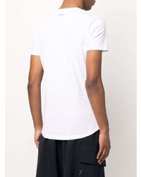 Мужская белая футболка с круглым вырезом с принтом от Orlebar Brown