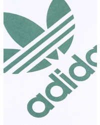 Мужская белая футболка с круглым вырезом с принтом от adidas