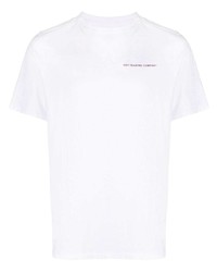 Мужская белая футболка с круглым вырезом с принтом от Pop Trading Company