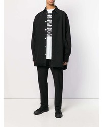 Мужская белая футболка с круглым вырезом с принтом от Raf Simons