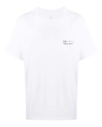 Мужская белая футболка с круглым вырезом с принтом от Readymade