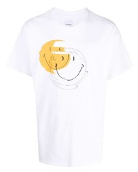 Мужская белая футболка с круглым вырезом с принтом от SASQUATCHfabrix.