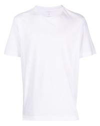 Мужская белая футболка с круглым вырезом с принтом от Sease