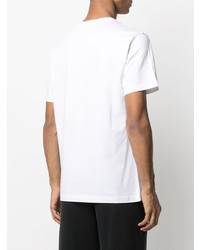 Мужская белая футболка с круглым вырезом с принтом от Hydrogen