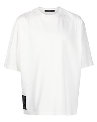 Мужская белая футболка с круглым вырезом с принтом от SONGZIO