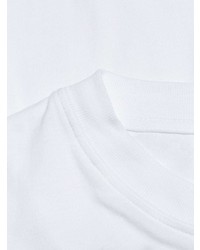 Мужская белая футболка с круглым вырезом с принтом от McQ Alexander McQueen
