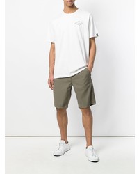 Мужская белая футболка с круглым вырезом с принтом от rag & bone