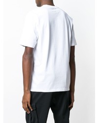 Мужская белая футболка с круглым вырезом с принтом от Pam Perks And Mini