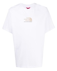 Мужская белая футболка с круглым вырезом с принтом от The North Face