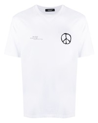 Мужская белая футболка с круглым вырезом с принтом от UNDERCOVE