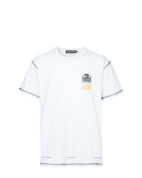 Мужская белая футболка с круглым вырезом с принтом от United Standard