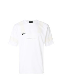 Мужская белая футболка с круглым вырезом с принтом от Upww
