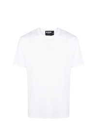 Мужская белая футболка с круглым вырезом с принтом от Versus