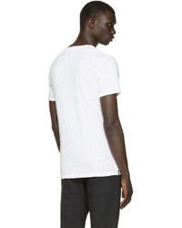 Мужская белая футболка с круглым вырезом с принтом от rag & bone