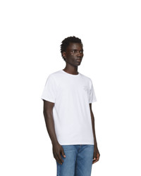 Мужская белая футболка с круглым вырезом с принтом от Saturdays Nyc