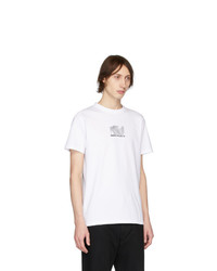 Мужская белая футболка с круглым вырезом с принтом от Norse Projects