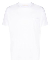 Мужская белая футболка с круглым вырезом с принтом от Zadig & Voltaire
