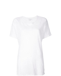 Женская белая футболка с круглым вырезом с украшением от IRO