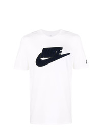 Мужская белая футболка с круглым вырезом с украшением от Nike