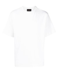 Мужская белая футболка с круглым вырезом с украшением от Simone Rocha