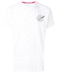 Мужская белая футболка с круглым вырезом со звездами от Alpha Industries