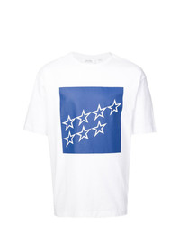 Мужская белая футболка с круглым вырезом со звездами от Calvin Klein 205W39nyc