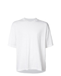 Мужская белая футболка с круглым вырезом от 321