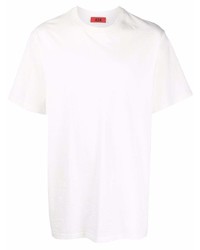 Мужская белая футболка с круглым вырезом от 424