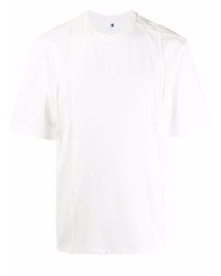 Мужская белая футболка с круглым вырезом от Ader Error