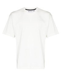 Мужская белая футболка с круглым вырезом от adidas