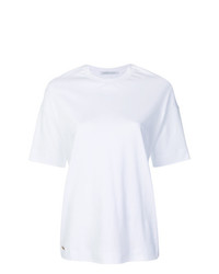 Женская белая футболка с круглым вырезом от Agnona