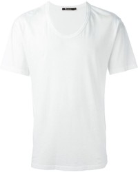 Мужская белая футболка с круглым вырезом от Alexander Wang