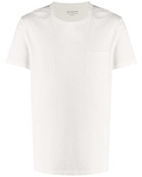 Мужская белая футболка с круглым вырезом от AllSaints