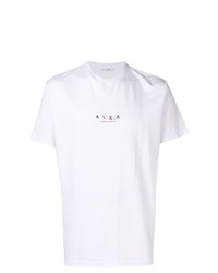 Мужская белая футболка с круглым вырезом от Alyx