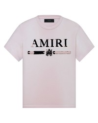 Мужская белая футболка с круглым вырезом от Amiri