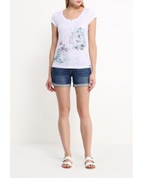 Женская белая футболка с круглым вырезом от Animal