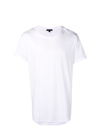 Мужская белая футболка с круглым вырезом от Ann Demeulemeester