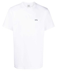 Мужская белая футболка с круглым вырезом от ARTE
