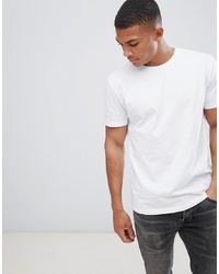 Мужская белая футболка с круглым вырезом от ASOS DESIGN