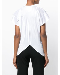 Женская белая футболка с круглым вырезом от Junya Watanabe