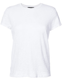Женская белая футболка с круглым вырезом от ATM Anthony Thomas Melillo
