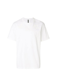 Мужская белая футболка с круглым вырезом от Attachment