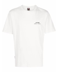 Мужская белая футболка с круглым вырезом от AUTRY