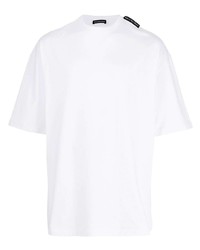 Мужская белая футболка с круглым вырезом от Balenciaga