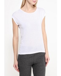 Женская белая футболка с круглым вырезом от Baon