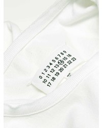 Мужская белая футболка с круглым вырезом от Maison Margiela