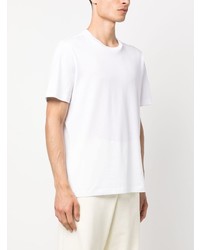 Мужская белая футболка с круглым вырезом от Brioni