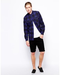 Мужская белая футболка с круглым вырезом от Weekday