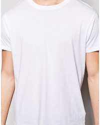 Мужская белая футболка с круглым вырезом от Cheap Monday
